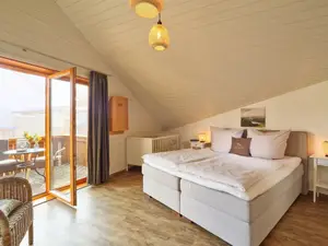 Ferienwohnng Mäuseturm: Schlafzimmer