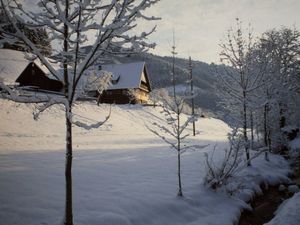 Haus im Winter