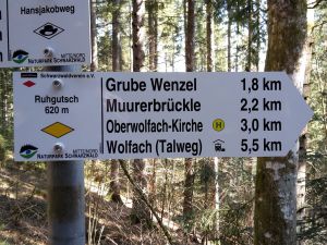 Wanderwegweiser Schwarzwaldverein