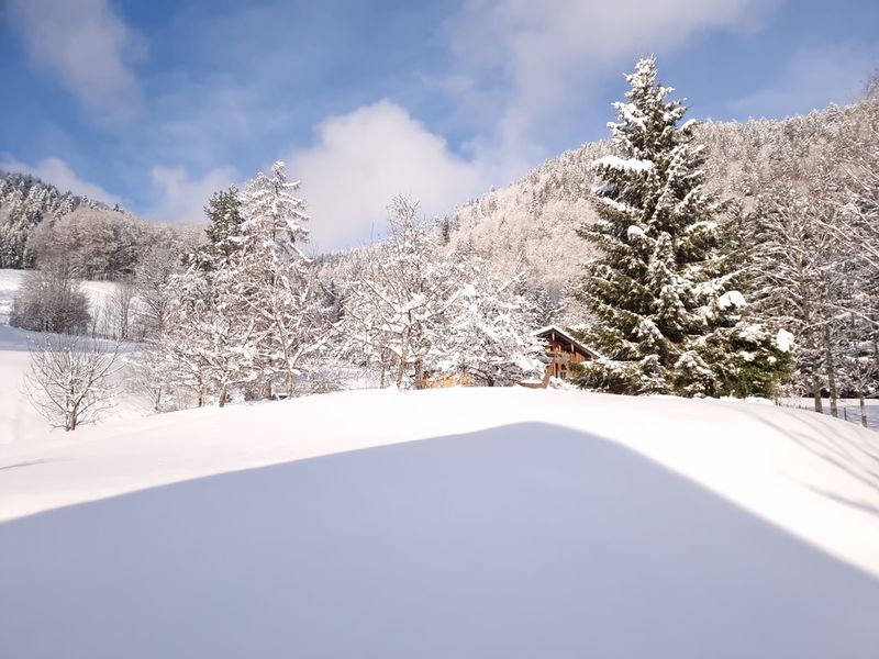 Schnee in Hinterwössen