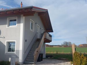 Haus mit Eingang zur Ferienwohnung