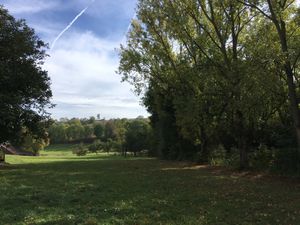 Landschaft - direkt hinter dem Hof