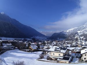 Ausblick vom Apartment Richtung Dorf