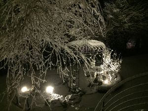 Garten im Winter