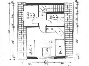 Grundriss der Ferienwohnung