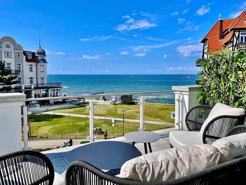 Balkon mit Meerblick