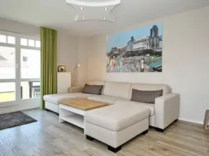 Wohnzimmer mit Schlafcouch Wohnzimmer mit Schlafcouch