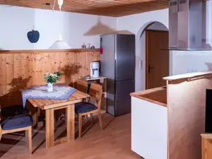 Essbereich Ferienwohnung Hötzelsperger