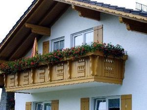 Außenansicht des Gebäudes. Ansicht der Ferienwohnung