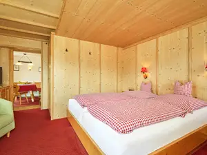 Blick aus dem Schlafzimmer - Ferienwohnung Kaiserstüberl