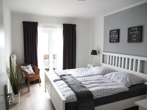 Schlafzimmer in der Ferienwohnung