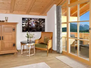 Wohnzimmer mit Flachbildschirm