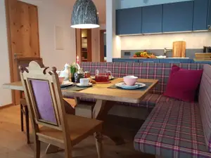 Essecke in Ferienwohnung Kaiserblick