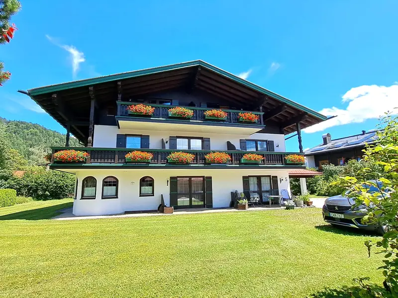 Das Haus Alpenland  - links unten die Wohnung 'Fleck'