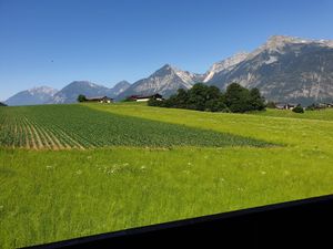 Ausblick vom Balkon süd/west