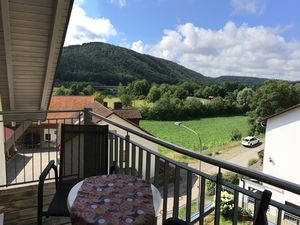 Blick vom Balkon