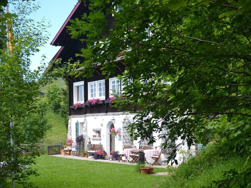 Das Chalet im Sommer