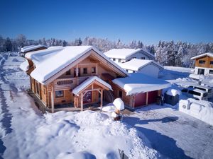 Vogelperspektive Ferienwohnung Blockhaus Alpenchal