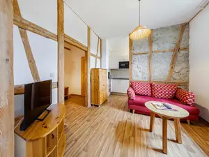 Fewo 1: Wohnraum mit Küche