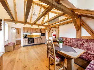 Fewo 19: Wohnraum mit Küche