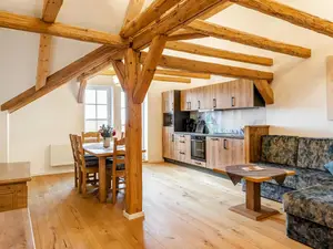 Fewo 20: Wohnraum mit Küche