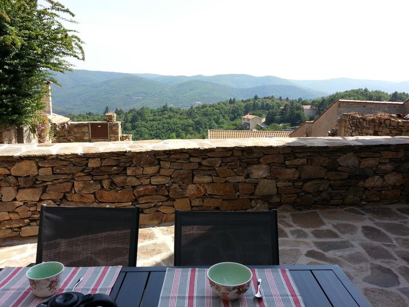 La terrasse avec vue