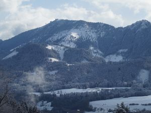 Ausblick zu unserem Hausberg Hochries