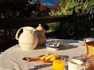 Frühstück auf der Terrasse 