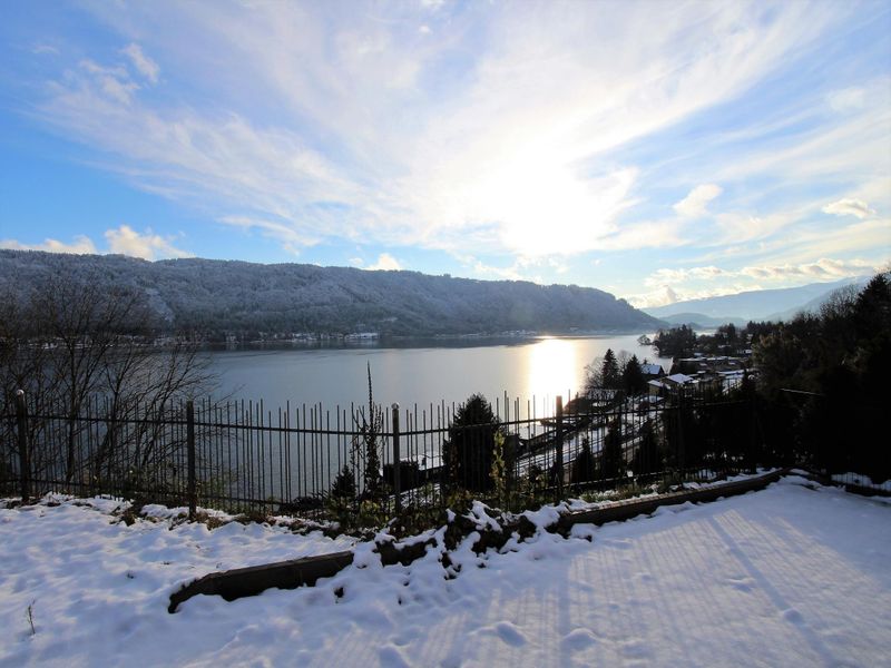 Aussicht vom Ferienhaus [Winter]