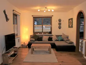 Blick in das Wohnzimmer