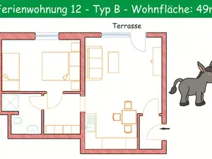 Hardthof Sauerland - Ferienwohnung Typ B