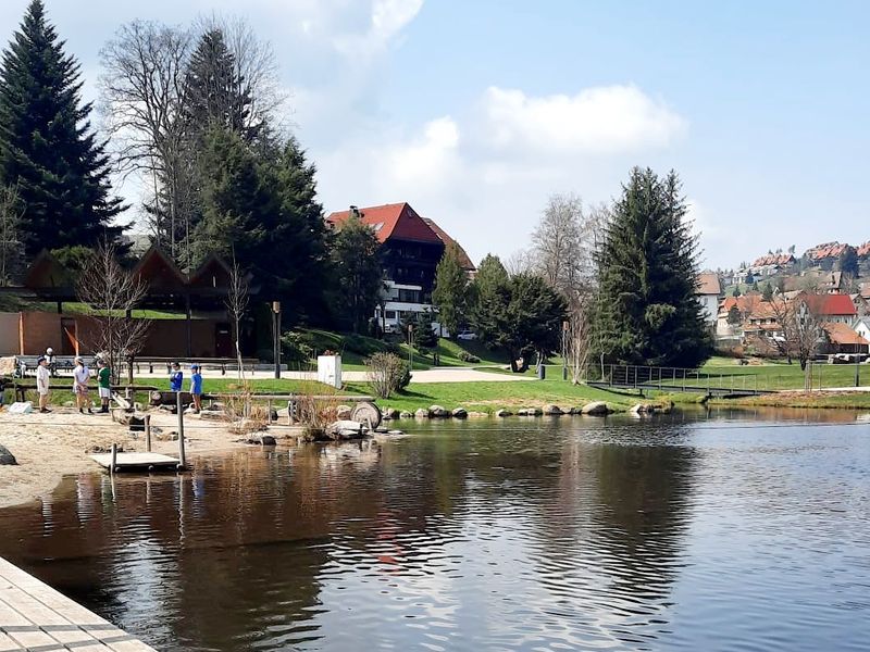 Kurpark mit Schwarzwaldhaus