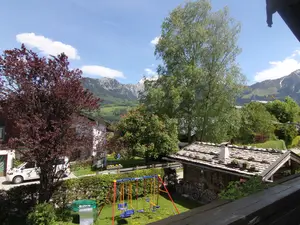 Blick vom Balkon