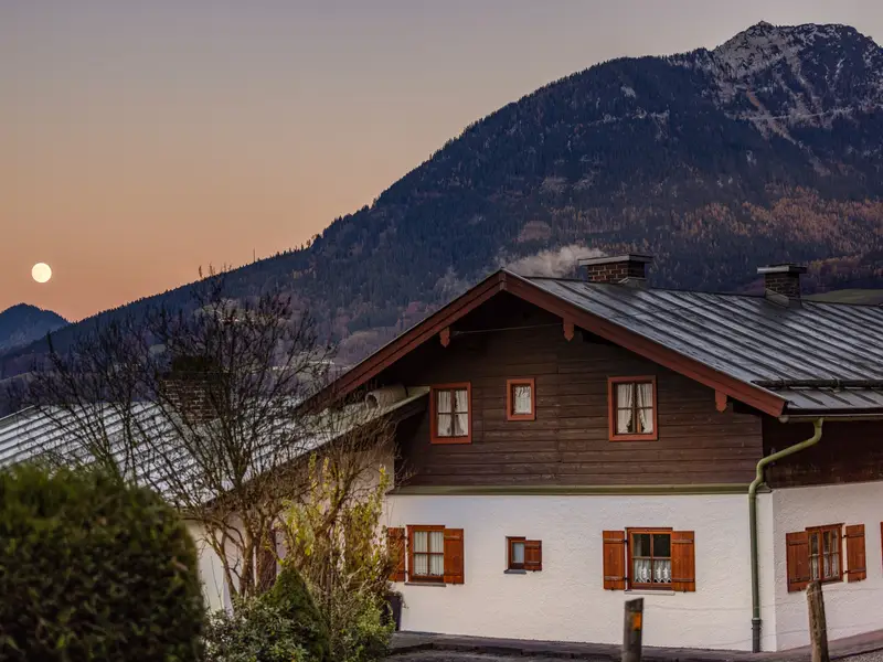 Abendstimmung Haus Theresienwiese