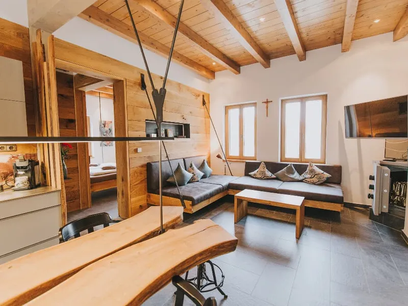 Luxus-Chalet Wohnraum Luxus-Chalet Wohnraum