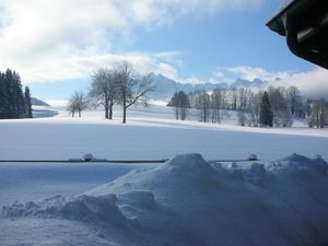 haus Wallner Winter_Blick auf "Wilden Kaiser"