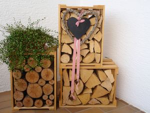 Ein Bisschen Holz vor der Hütte schadet nie !