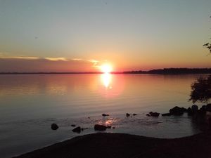 Sonnenuntergang am Chiemsee