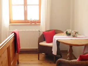 Sitzplatz in der Morgensonne