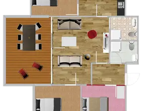 App Fuchs, Grundriss