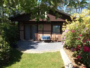 FH Räthzel Terrasse vor dem Ferienhaus FH Räthzel Terrasse vor dem Ferienhaus
