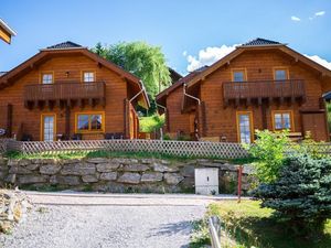 Blick auf das Ferienhaus