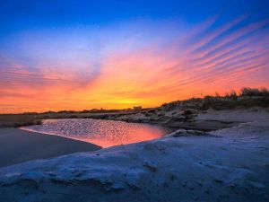 Morgens am Strand