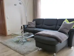Ledercouch mit Otomane Ledercouch mit Otomane