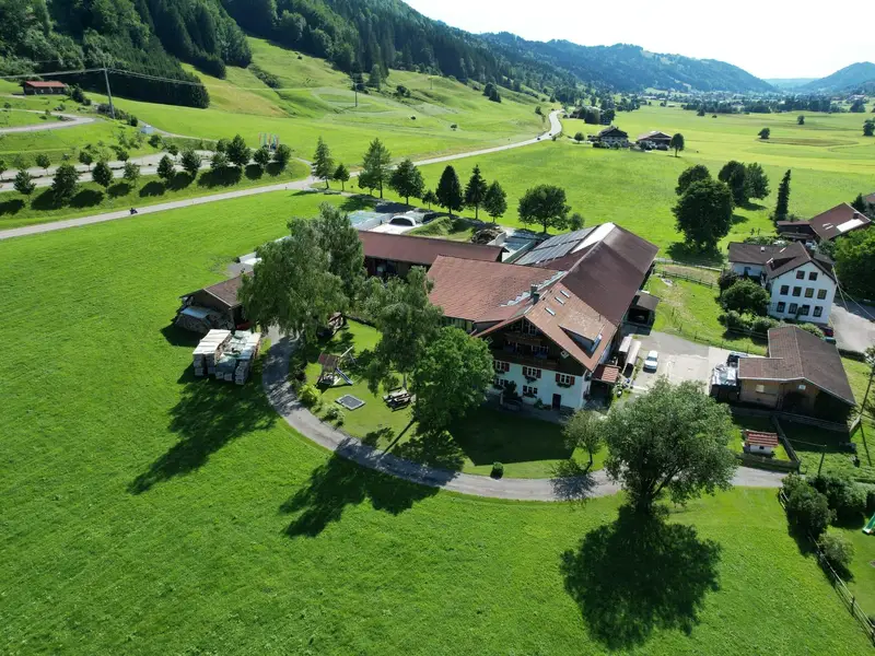 Ferienhof Metzeler von oben