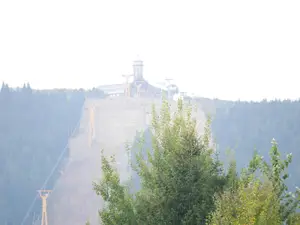 Blick zum Fichtelberg