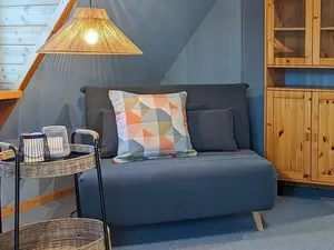 Schlafcouch im Wohnzimmer