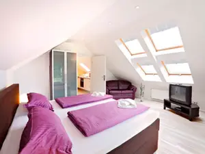 Ferienwohnung "Ausblick"- Schlafzimmer