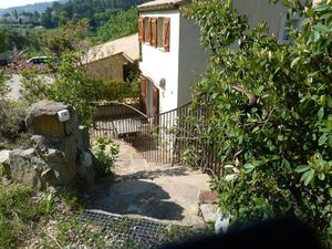 Vue du  parking l'escalier