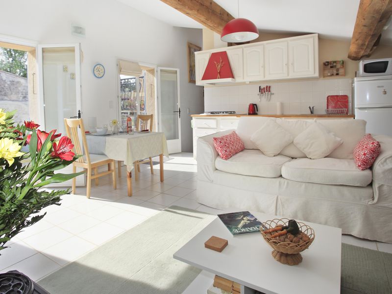 living room and kitchen shot